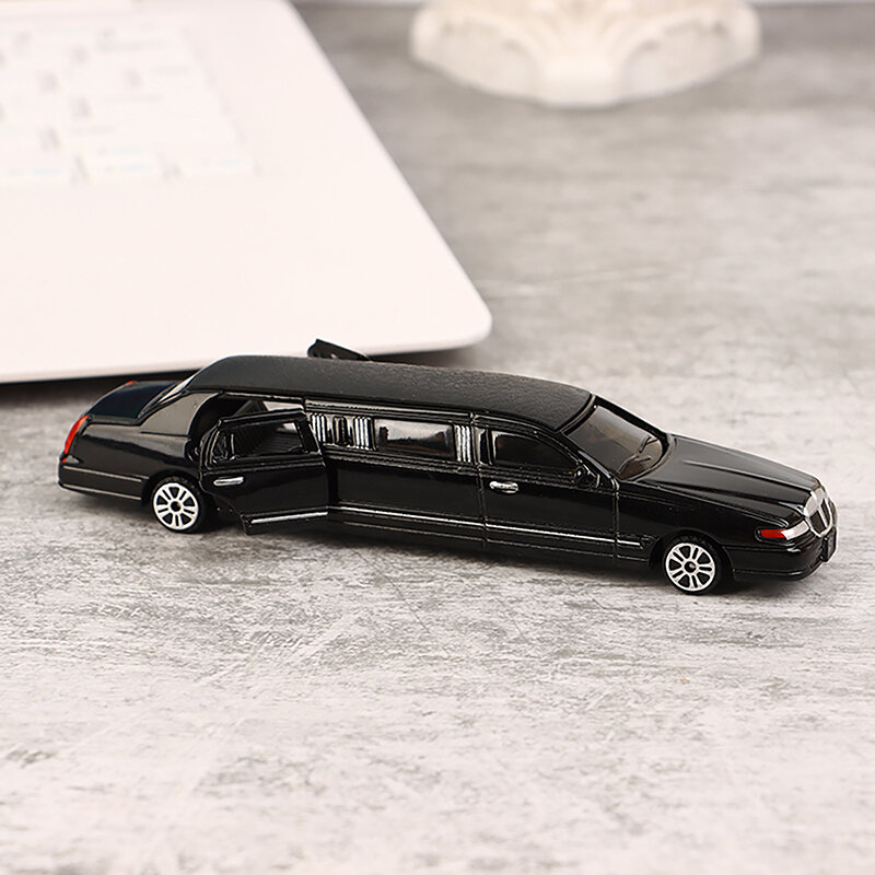 Odlewany metalowy model pojazdu zabawkowego Stretch Lincoln Limousine Luksusowa kolekcja samochodów edukacyjnych Prezent Drzwi dziecięce Otwierane