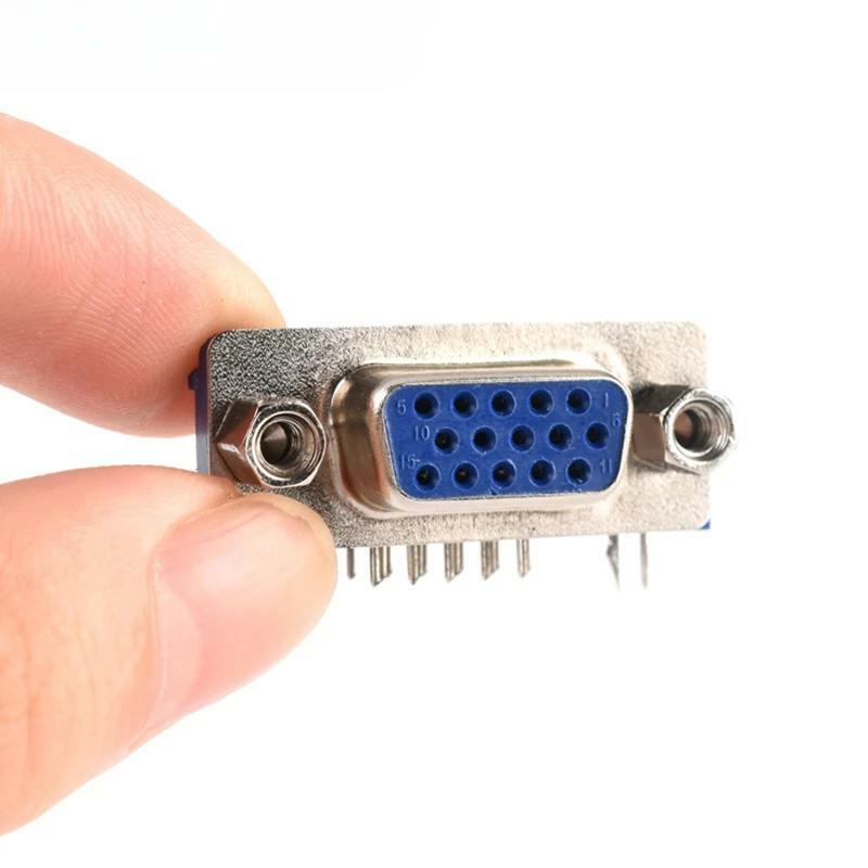 DR15 Male/female Plastic metal housing interface plug 90 degree three row welded plate plug socket