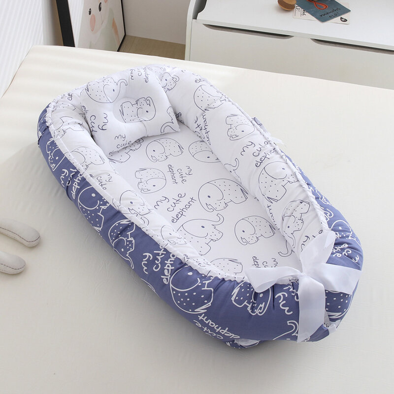 Neugeborenes Kleinkind Babys chlafbett Bett atmungsaktive Liege Baby tragen Schlaf nest