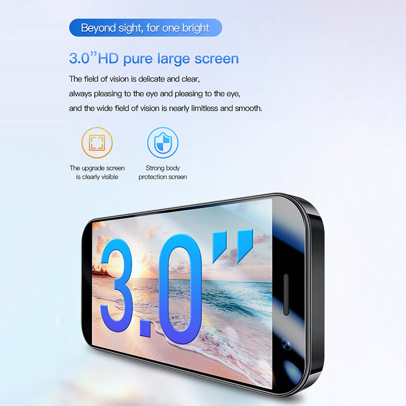 SOYES-Mini teléfono inteligente XS17 Pro de 3,0 pulgadas, dispositivo con Android 9,0, identificación facial, 2GB de RAM, 16GB de ROM, SIM Dual, GPS, 3G