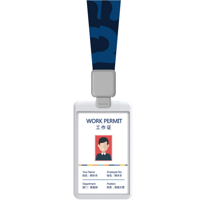 Criativo Clear ID Card Holder Set, Emblema Case, Clipe Do Cartão De Crédito Do Banco, Acessórios Do Emblema Do Estudante, Alta Qualidade