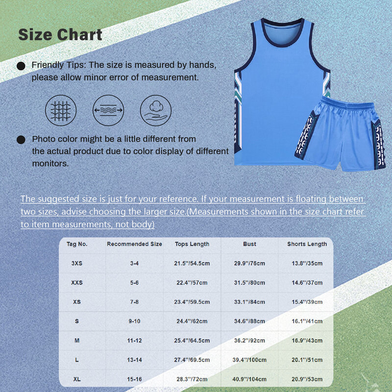 Kids Boys Girls Sport Suit Quick Dry Basketball Football Uniform Sleeveless Tank Top Vest with Shorts Athletic Clothes Tracksuit
