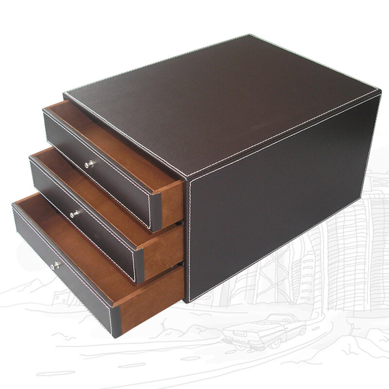 Подставка для хранения документов, 3 ящика, органайзер для офисного стола