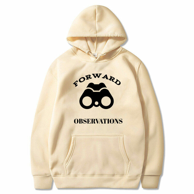 Funny Forward Observations Group Spyglass Print Hoodie Men Vintage Loose Hoodies Male Oversized Sweatshirt Men's Gothic Clothes