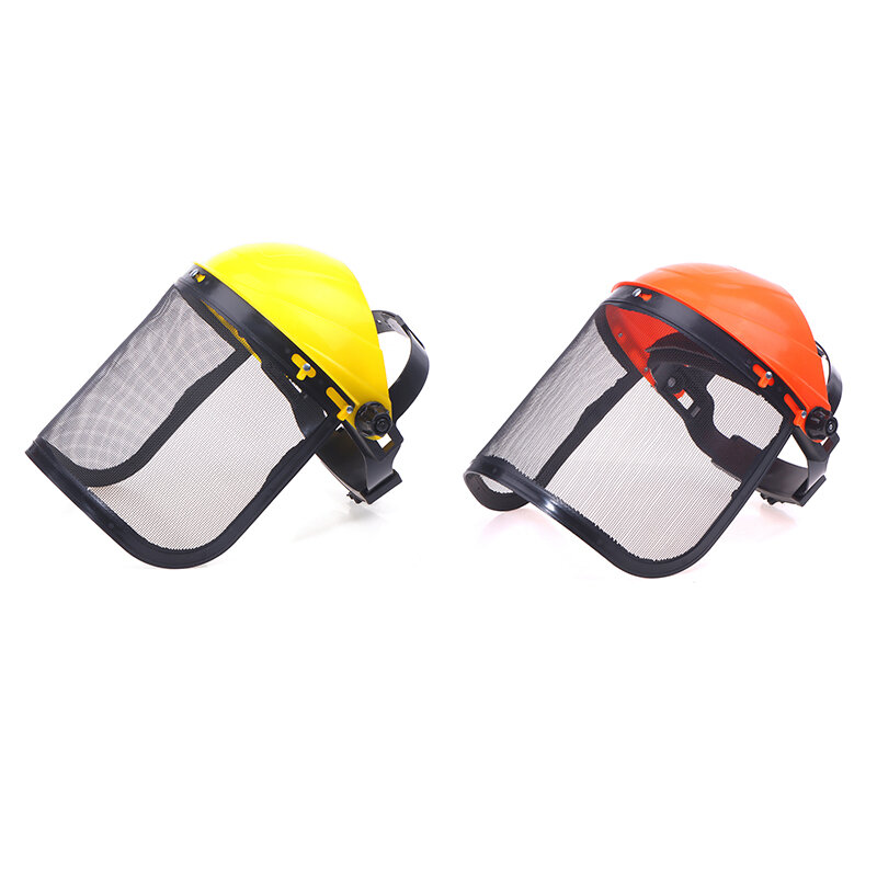 ガーデングラストリマー用の完全なメッシュ付き安全ヘルメット,保護マスク,電気