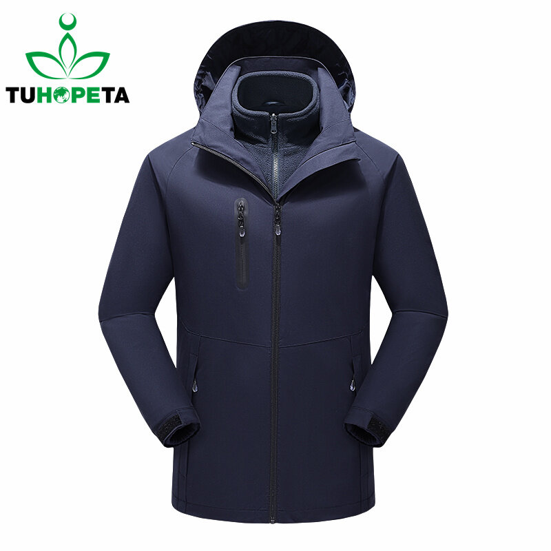 Jaket penahan angin bertudung uniseks, jaket interkom Cerdas musim dingin dengan elemen pemanas serat karbon warna-warni untuk pria dan wanita