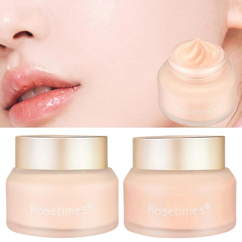 New Soft Light Foundation Cream Waterproof and Sweat-proof Concealer Oil Control Moisturizing Beginners Face Makeup 30g