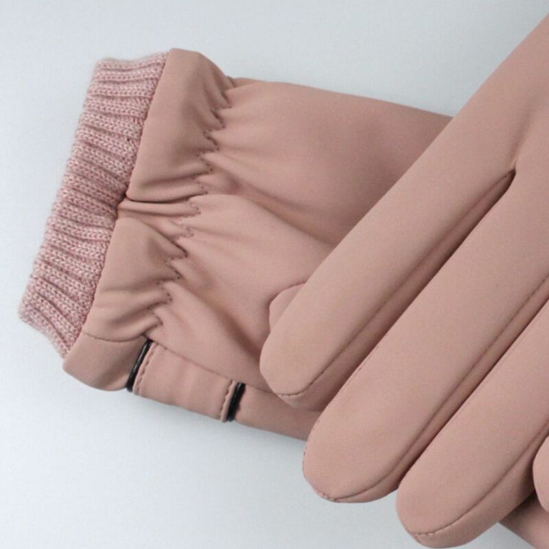 Зимние водонепроницаемые ветрозащитные женские перчатки приятные для кожи Варежки для сенсорного экрана теплые