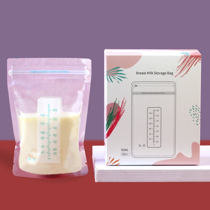 2024 New 150/200ML Travel Food Pouch Breast Milk Storage Bags Baby Formula Freezing Bag