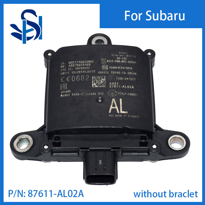 Subaru従来の2018-2019、87611-al02a用のブラインドスポットデタンカionモニターセンサー、左右のセンサー、外部バック、2018-2019、subaru