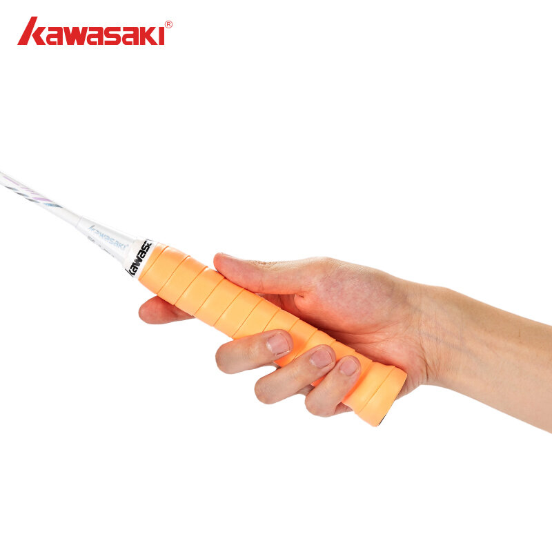 Kawasaki-Cinta adhesiva antideslizante para raqueta de bádminton, Cinta de agarre para raqueta de tenis, Súper suave, 60 unidades por lote, 001