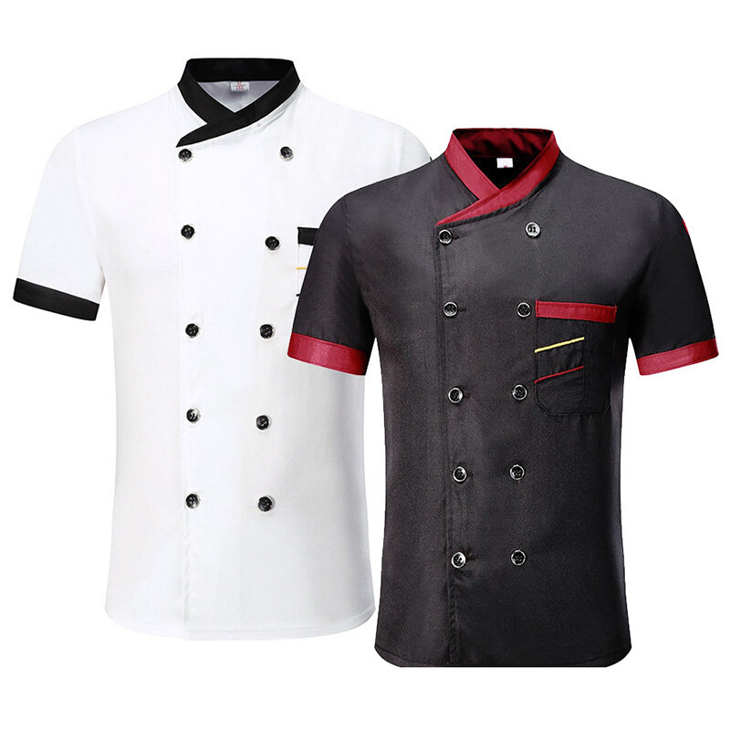 Куртка унисекс, мужская куртка шеф-повара, мягкая униформа для ресторана, кухни, одежда для приготовления пищи в ресторане, гостинице, кухне, футболки шеф-повара
