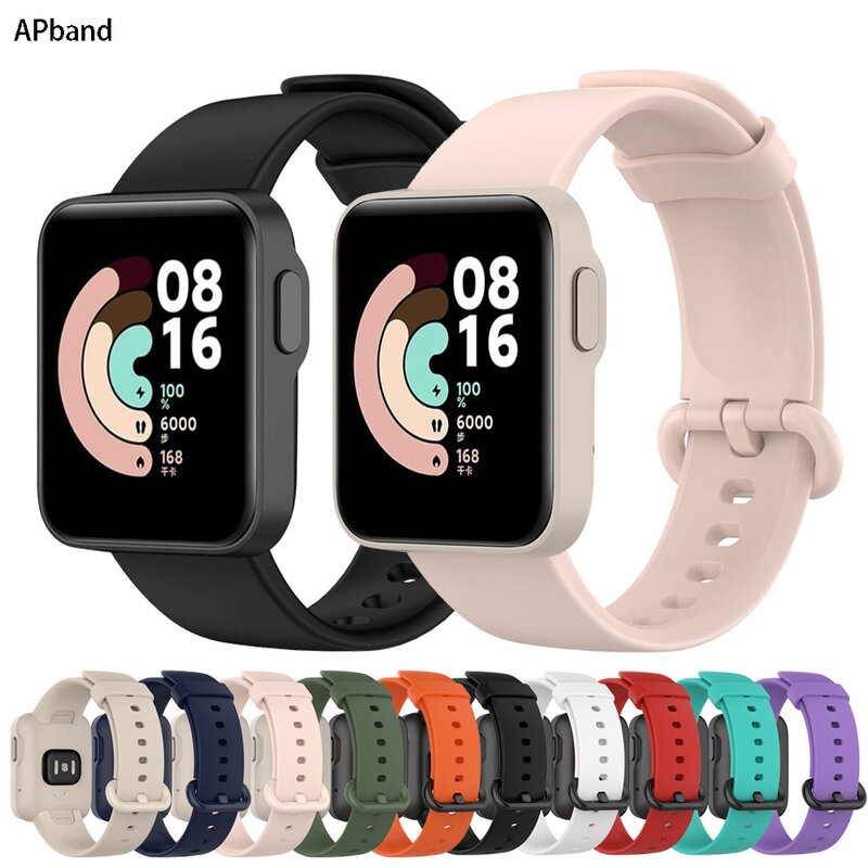 Uhr Strap Für Xiaomi Mi Uhr Lite sport Silikon SmartWatch Ersatz armband Armband mi uhr lite Redmi Uhr strap