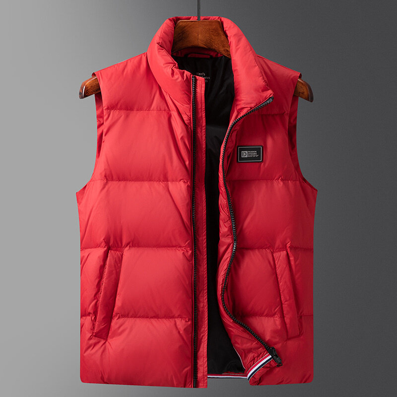 90% White Duck Down Jacket Casual Mens Sleeveless Coats Keep Warm Vest for Men Autumn and Winter Puffer Jaquetas