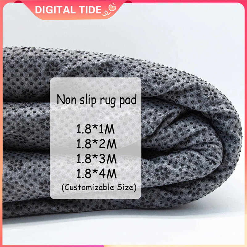 180*100cm Plum Blossom Pattern Vinyl Rubber Non Slip Felt Fabric For Diy Carpet Floor Mats Car Seat Cushion Anti-slip Material