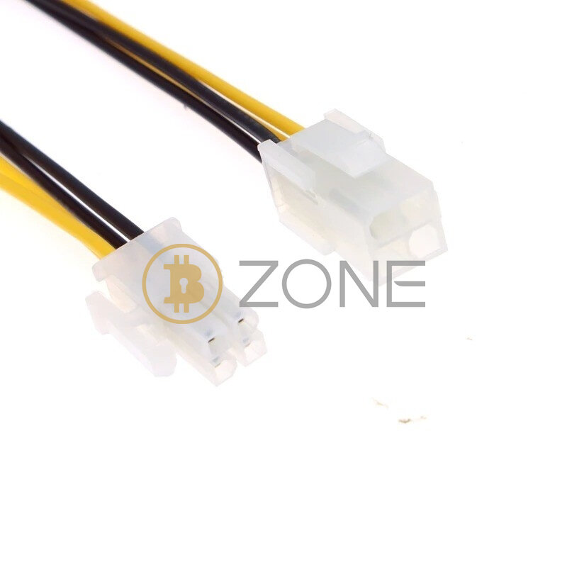 20cm 4 Pin laki-laki ke 4Pin perempuan PC CPU sumber daya kabel ekstensi kabel konektor adaptor untuk Antminer S9 S9j S9k S9i