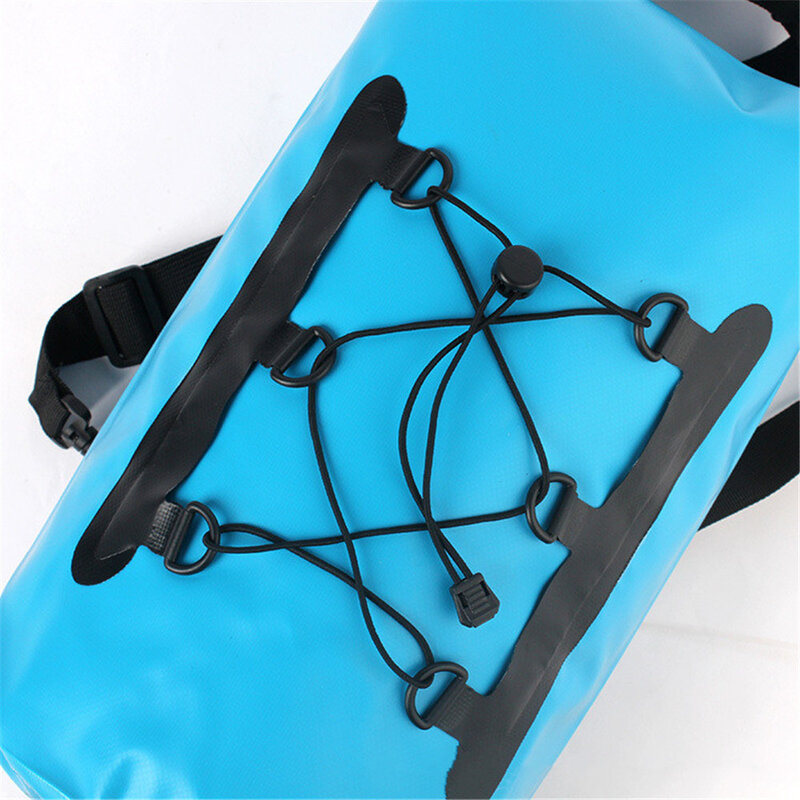 15L Waterproof PVC Bag Sealing Device With Phone Case Swimming Backpack Trekking Dry Bag Roll Top Dry Sack For Boating Fishing