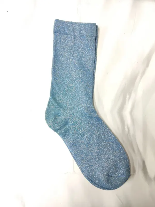 Algodão anti-suor absorvendo meias masculinas, meia longa branca, meias de aquecimento elétrico, monocromático