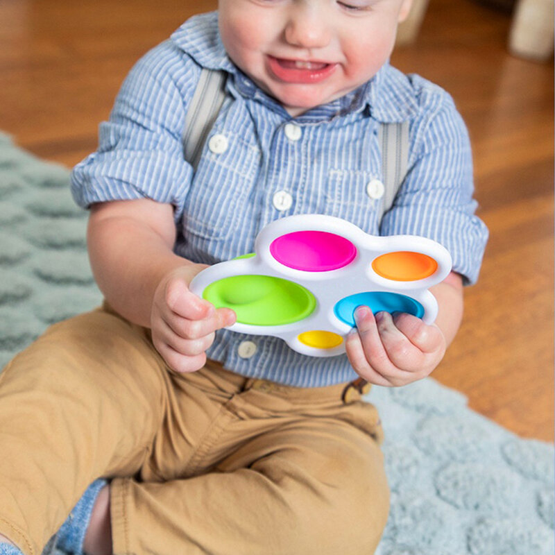 Planche d'exercice Montessori pour bébés, jouets pour bébés, puzzle de hochet, intelligence colorée, éducation précoce, entraînement réfrigérateur, jouet Fidget, Z50