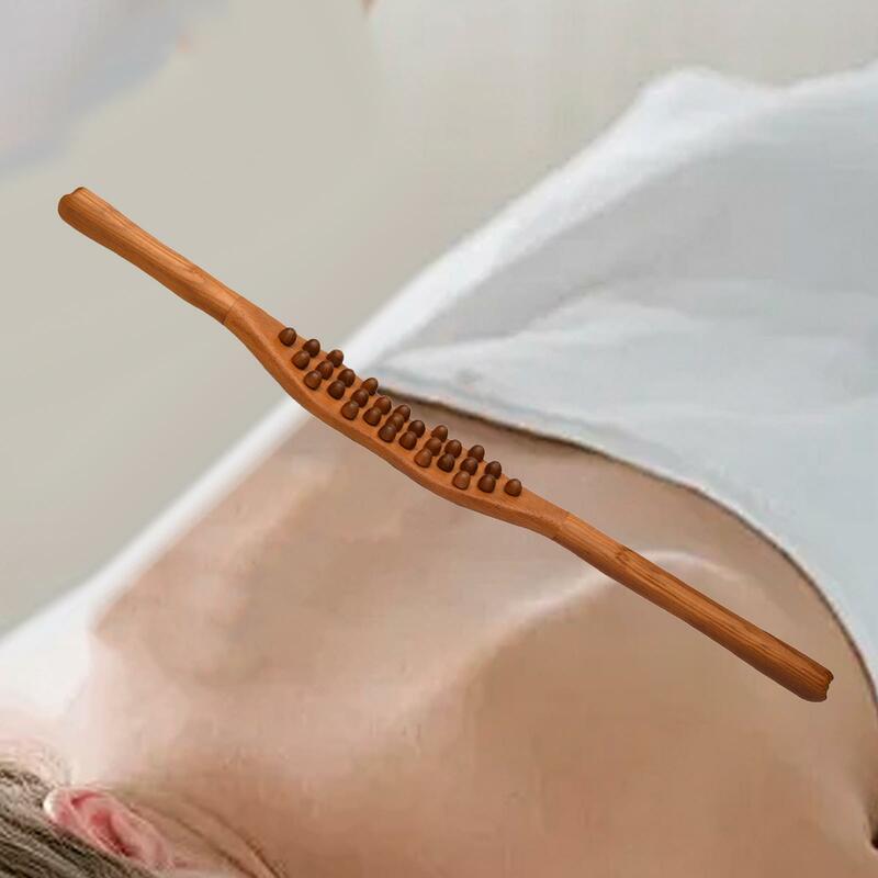 Outil de massage Gua Sha en bois, massage et relaxation pour la taille initiée au cou