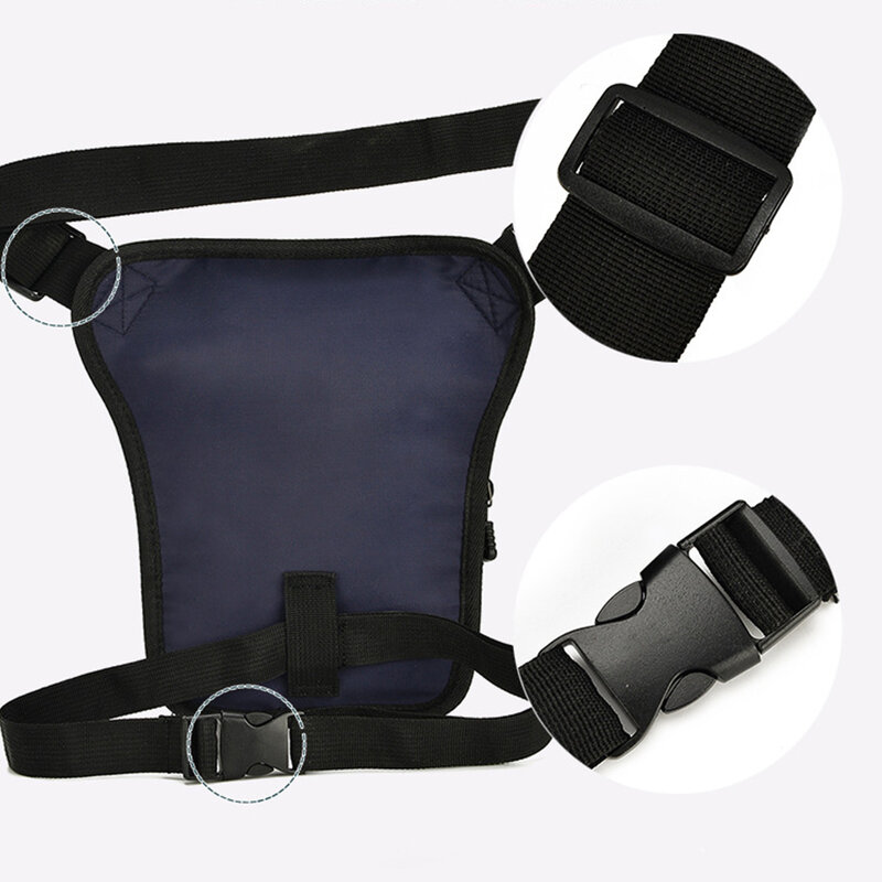 Tas pinggang nilon selempang tas bahu tinggi dapat disesuaikan desain kapasitas besar untuk luar ruangan perjalanan berkemah kasual