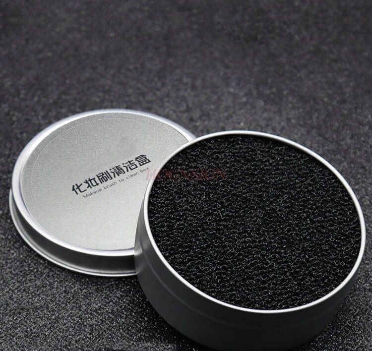 Makeup brush sponge cleaning box, activated carbon makeup brush, dry cleaning box, portable brush washer