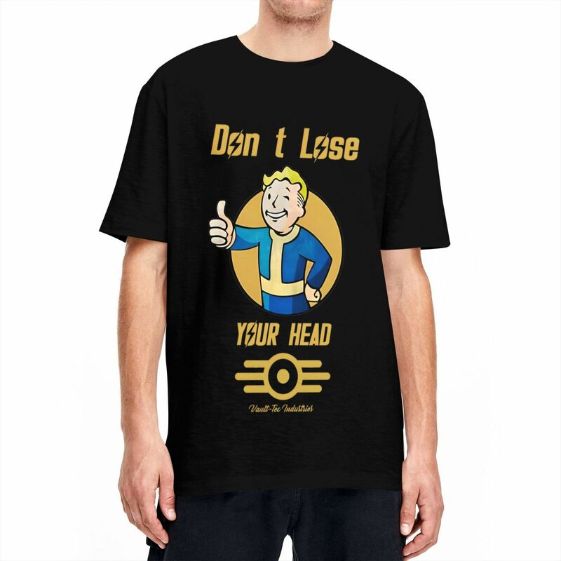 Camiseta de pareja Don't Lose Your Head falouted Gaming, camisetas Hipster de playa, ropa clásica 100% de algodón, talla grande 5XL