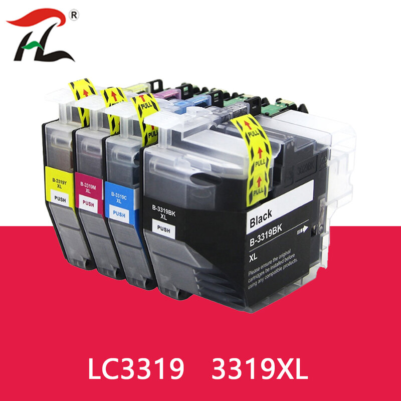 Cartucho de tinta para impresora Brother, recambio de tinta Compatible con LC3319XL, LC3319, MFC-J5330DW, MFC-J5730DW, MFC-J6530DW, MFC-J6730DW
