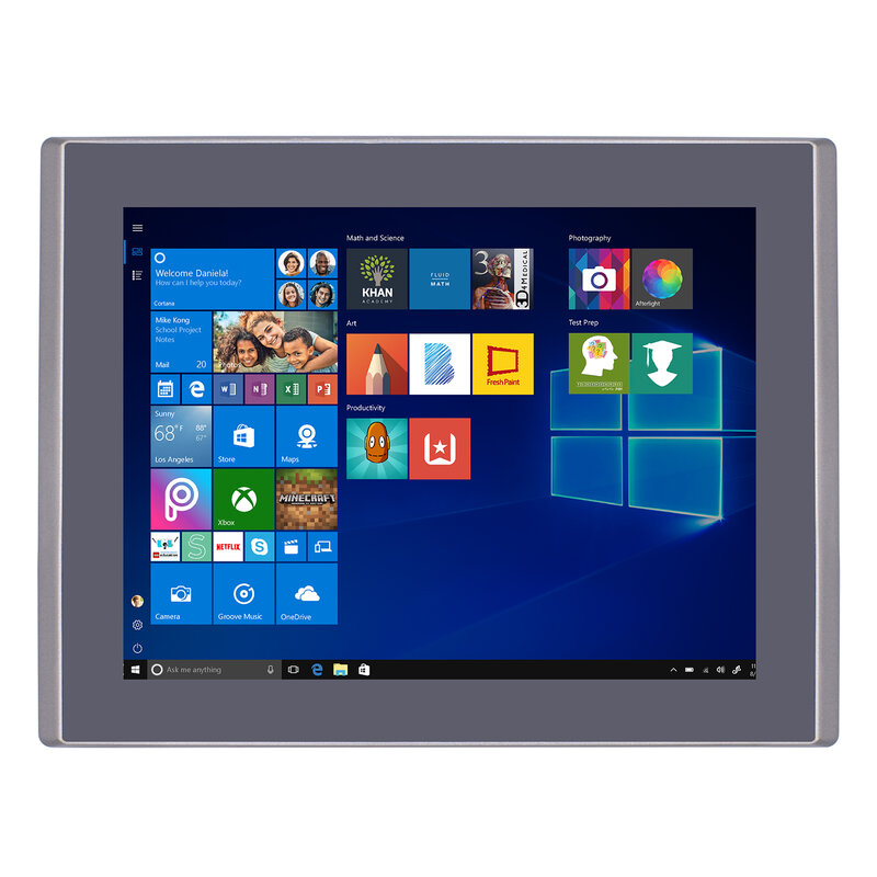 Hystou 17 19 21 pollici Tablet PC industriale Intel J1900 4GB RAM SSD RJ45 1280*800 pannello Touch Screen PC robusto con modulo WiFi