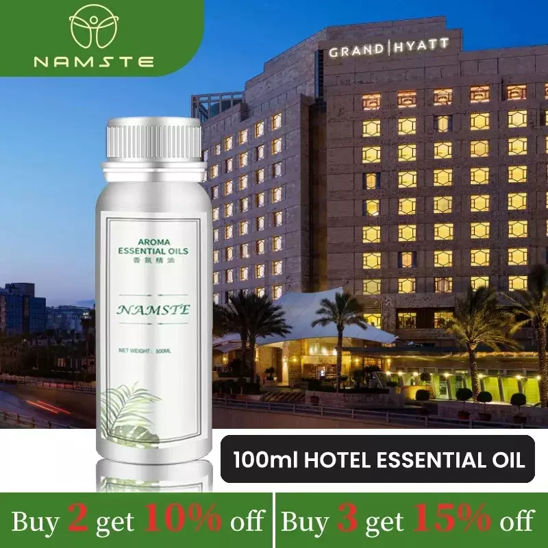 Namste Hotel penyebar Aroma minyak esensial 100ML tanaman murni minyak aromatik Aroma bau listrik untuk penyegar udara rumah