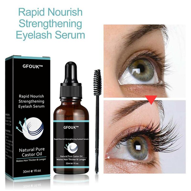 Eyelash Growth Serum Rapid Growth Strengthening Lash Serum 30ml Irritation Free Formula for Longer Fuller and Thicker Lashe D8C3