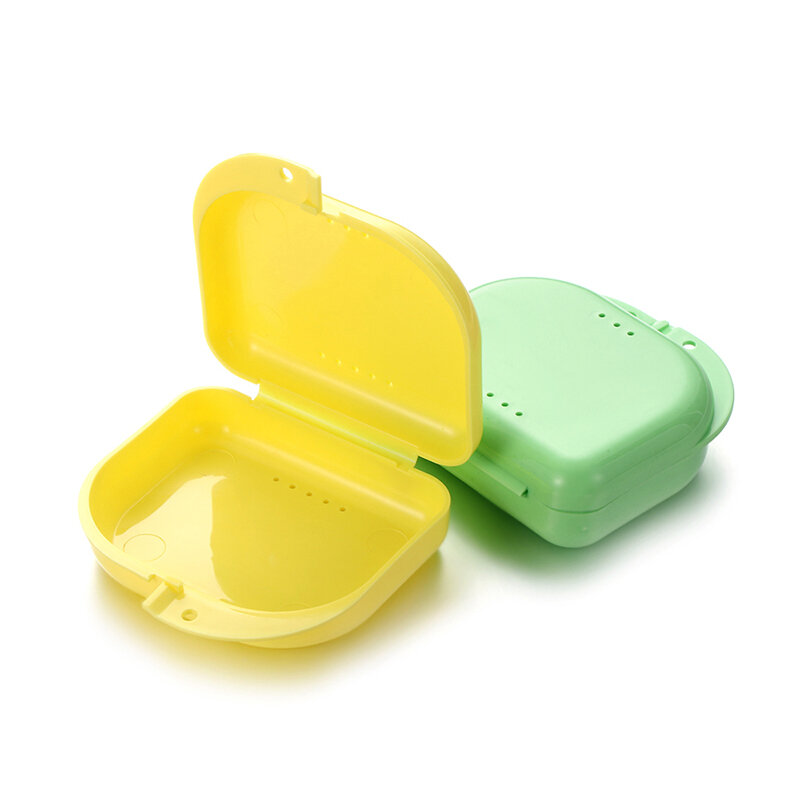 Kotak Ferula Gigi Kawat Gigi Wadah Penahan Gigi untuk Kotak Toko Gigi Nampan Mulut Perlengkapan Alat Gigi Kotak Gigi Palsu
