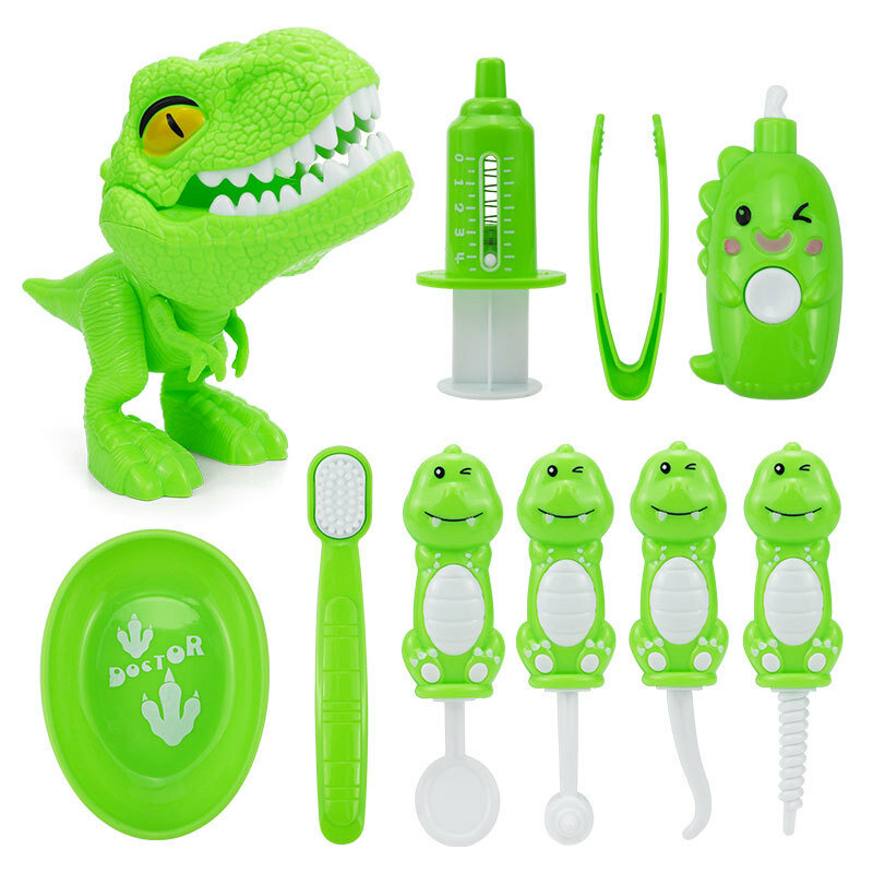 10pcs giocattoli educativi Montessori per bambini apprendimento precoce medici gioco di ruolo bambini intelligenza spazzolatura dei denti sussidi didattici