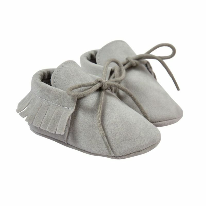 ใหม่รองเท้าเด็กทารกชายรองเท้ารองเท้า Handmade Soft Sole พู่ Anti-Slip Sole ทารกแรกเกิดเด็กวัยหัดเดิน First Walkers รองเท้า