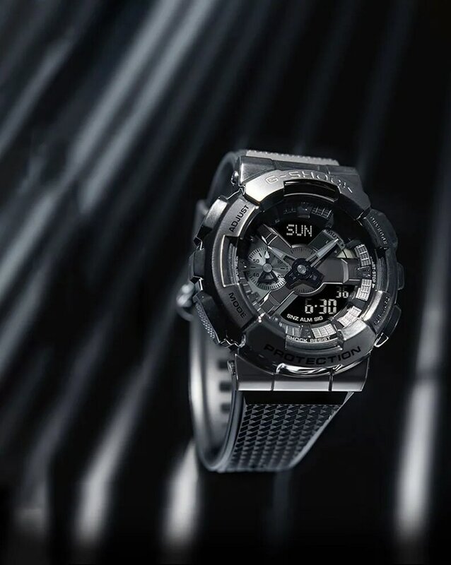 G-SHOCK GST-GM-110 męski zegarek sportowy wodoodporny zegarek LED oświetlenie wielofunkcyjny automatyczny kalendarz budzik tydzień stoper zegar