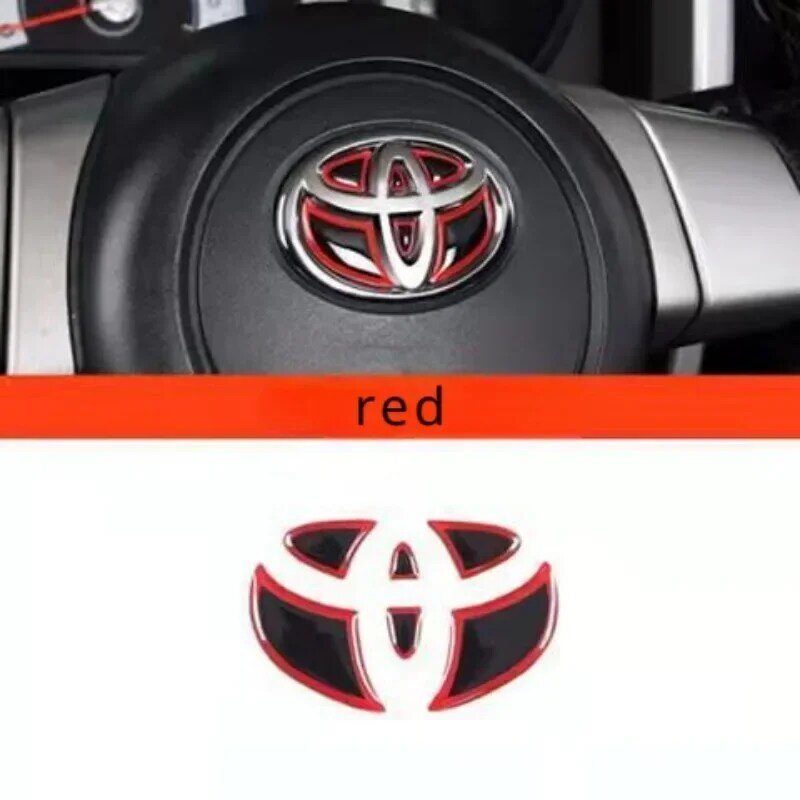 Koolstofvezel Versiert Auto Stuurwiel Binnensticker Voor Toyota Prius Corolla Rav4 Yaris Verso Camry Interieur Stickers Accessoires
