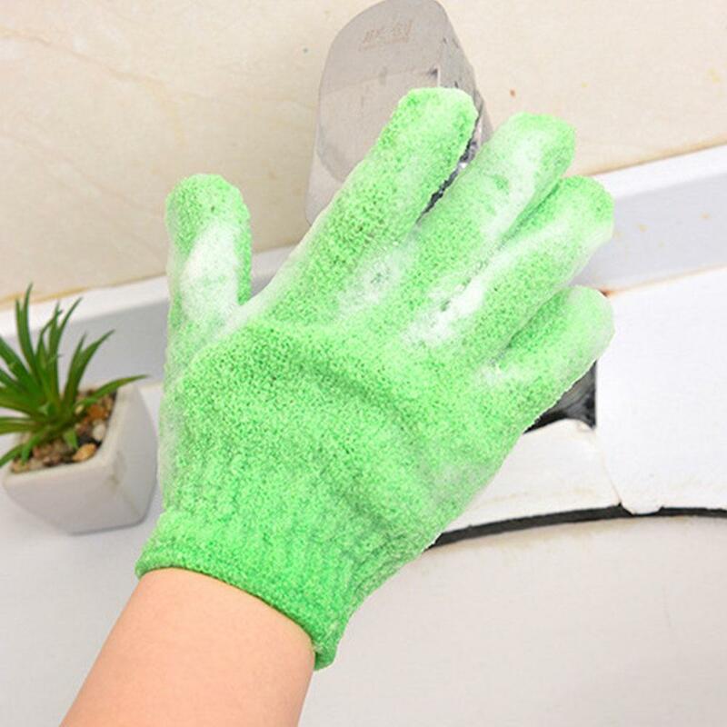Huishoudelijke Dubbelzijdige Douche Scrub Exfoliërende Handschoenen Badkamer Verzorgingsapparatuur Scrub Handdoeken