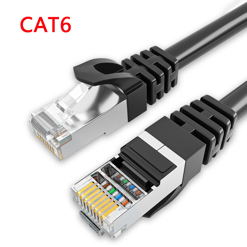 0.5m-2m CAT6E Ethernet Network Cable High Quality Male To Male RJ45 Patch LAN Short Cable