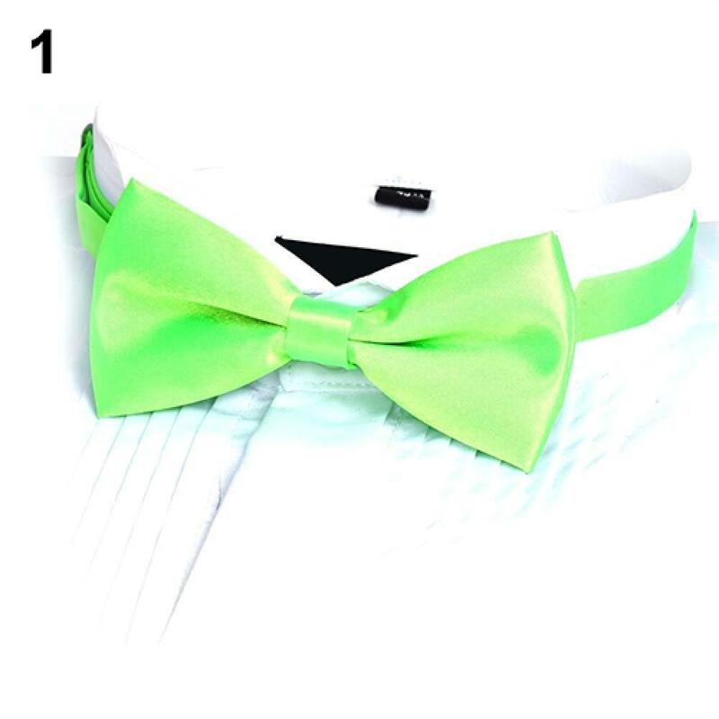 Новое поступление мужской модный простой галстук-бабочка из полиэстера предварительно завязанный Свадебный галстук-бабочка