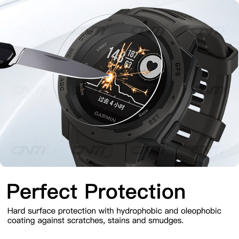 9H Премиум Закаленное стекло для Garmin Instinct Sports / Esports Edition / Solar / MARQ Golfer Ultra-HD защитная пленка для экрана