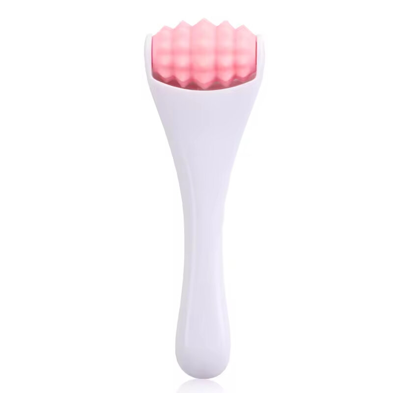 1pcs Mini Silicone Head Massage Roller for Eye Relieve Puffiness Cute Candy Color Massager Small Manual Beauty Tool Random Color