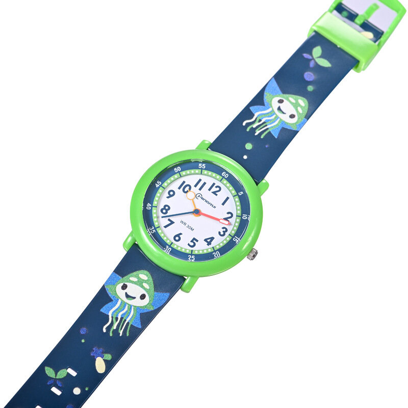 2023 Student Quartz Watch Girls Summer Waterproof Silent Cute Pointer Outdoor Sports Boys' Watch Clock Gift
