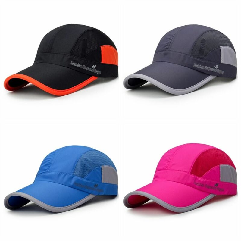 Adjustable Baseball Cap Fashion Quick Drying Sun Protection Golf Cap Sun Shade Breathable Fishing Hat Male and Female