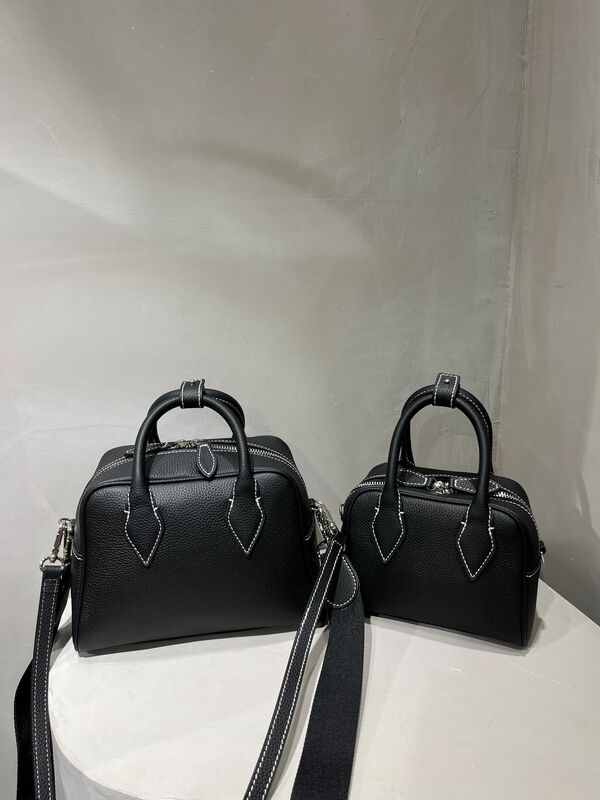 Jenny&Dave Italian Retro Design Cowhide Large Capacity Tote Bag Commuter Leisure Messenger Bag Ladies Genuine Leather Handbag