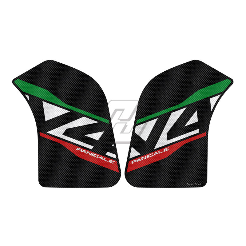 For Ducati Panigale V4 V4S 1100 Corse SP Tank Grip Traction Pad Side Tank Pad Protection Knee Grip Mat Tank Rubber Sticker