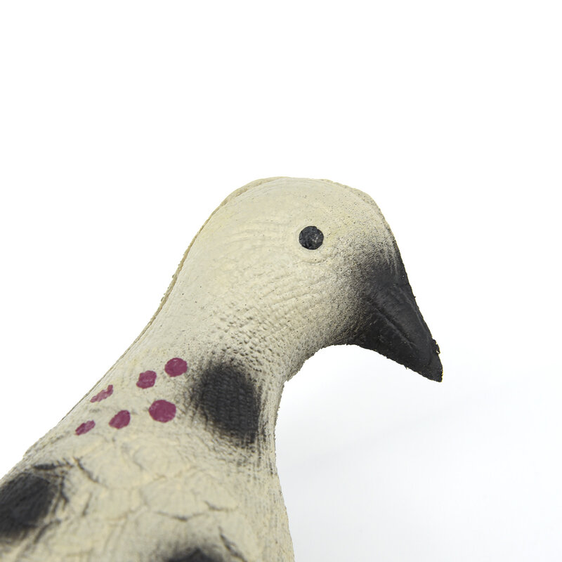 Flèche de tir à l'arc pigeon recourbé gris, pigeon animal 3D, cible de jeu, animal creux, facile à cibler, drôle