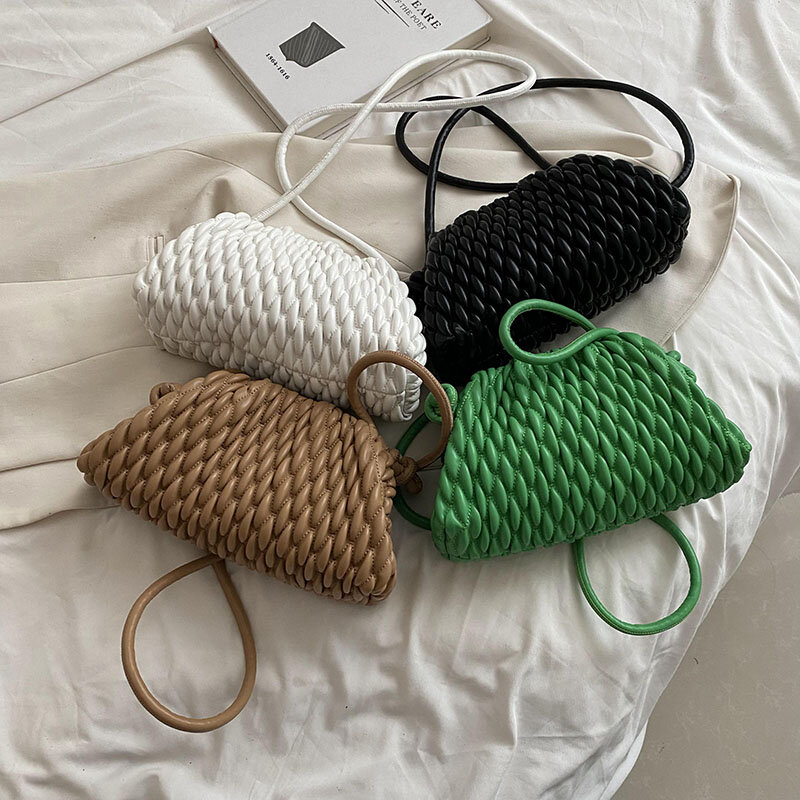 Tas bahu merek mewah 2022 untuk wanita tas Messenger benang bordir mode tas selempang dompet lucu dompet tangan desainer Hobo