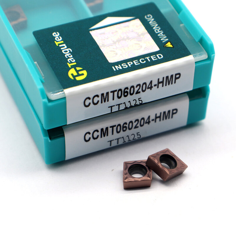 CCMT060204 HMP TT1125 كربيد شفرة CCMT 060204 الداخلية تحول أداة أدوات معدنية لالفولاذ المقاوم للصدأ جودة عالية