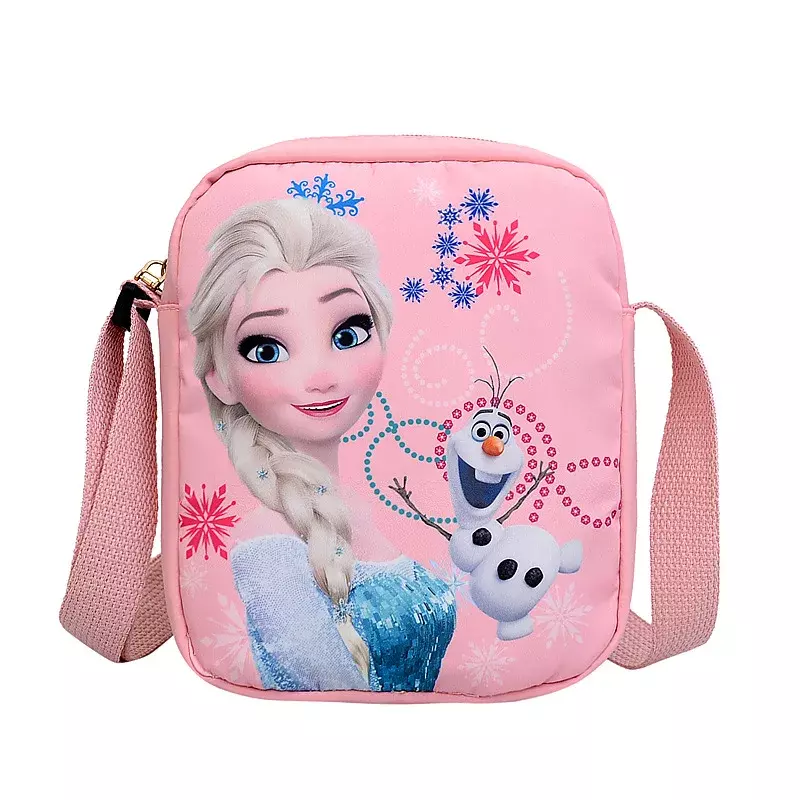 MINISO Disney 2024 New Princess Series borsa a tracolla "Frozen 2" Elsa Sophia borsa a tracolla per cartoni animati borsa moda Casual per ragazze