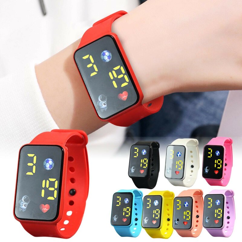 Fashion New Practical Children's Watch Suitable For Students' Outdoor Electronic Watches Screen Watch Display Time Month